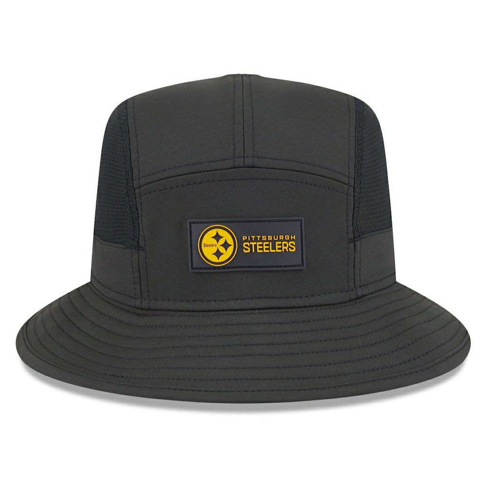 Pittsburgh Steelers New Era 2025 Sideline Bucket Hat - Black Hats