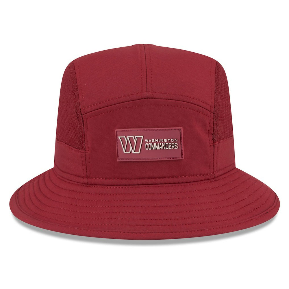 Washington Commanders New Era 2025 Sideline Bucket Hat - Burgundy Hats