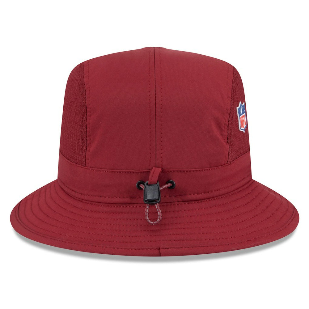 Washington Commanders New Era 2025 Sideline Bucket Hat - Burgundy Hats