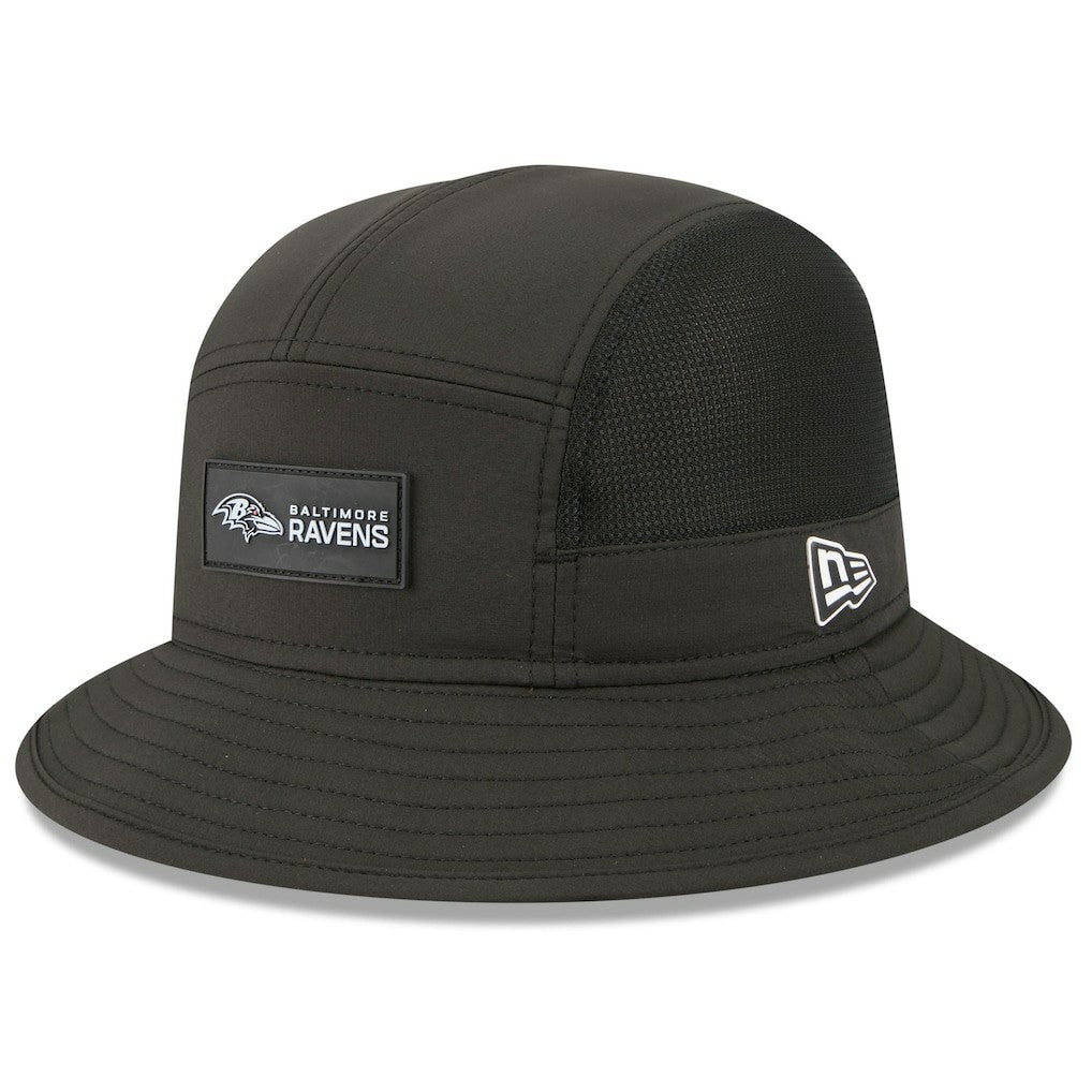 Baltimore Ravens New Era 2025 Sideline Bucket Hat - Black Hats
