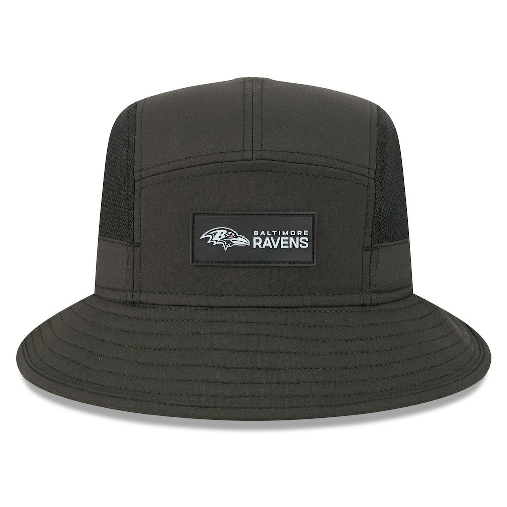 Baltimore Ravens New Era 2025 Sideline Bucket Hat - Black Hats
