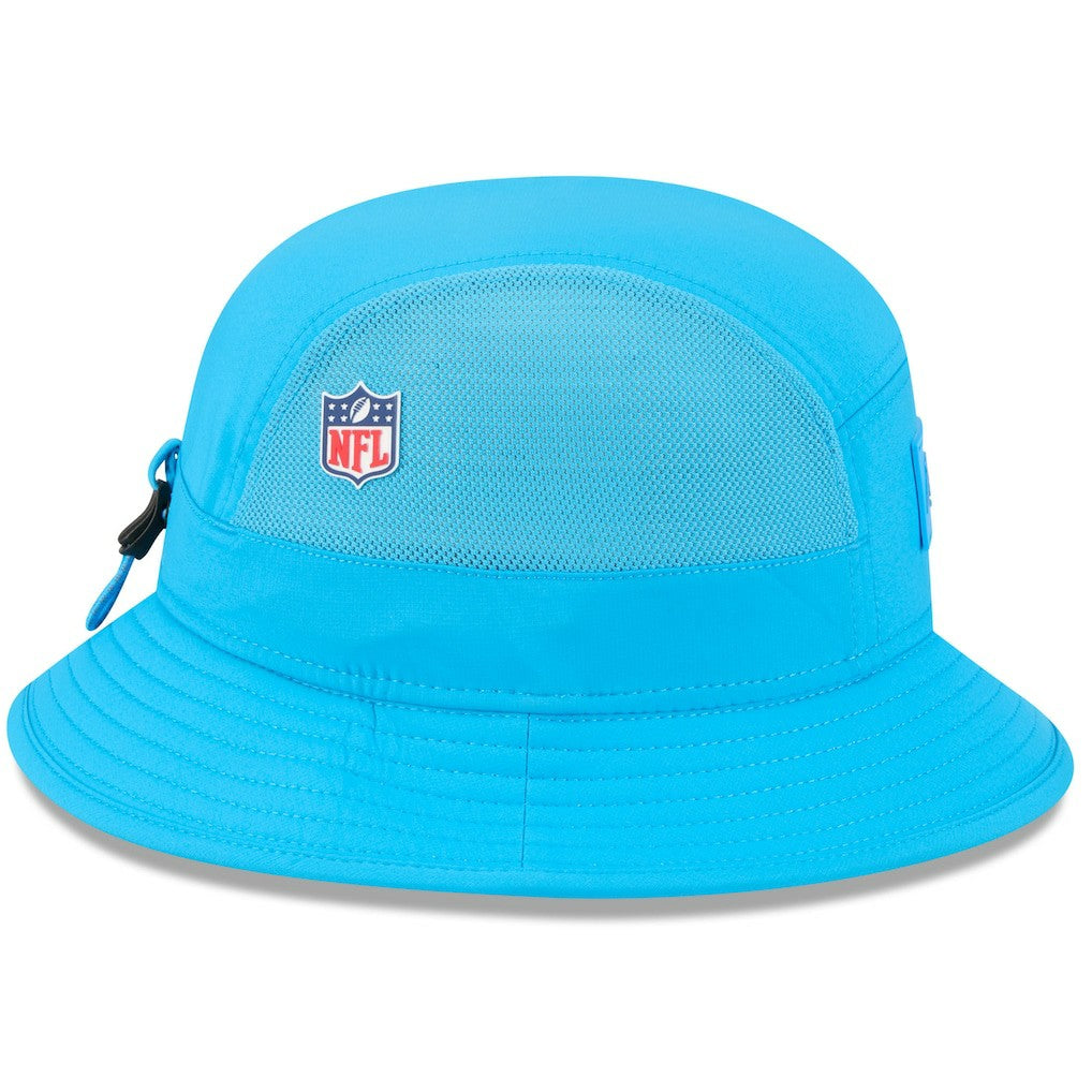 Carolina Panthers New Era 2025 Sideline Bucket Hat - Blue Hats