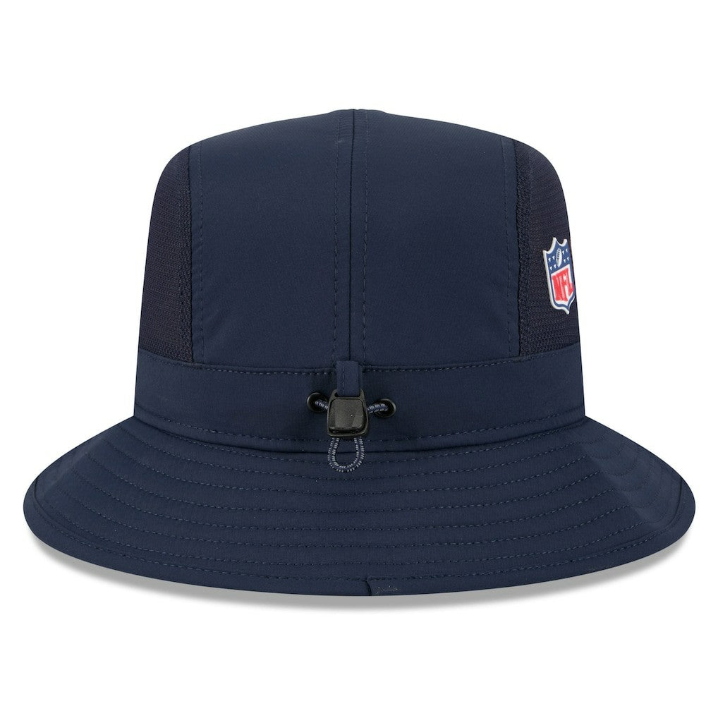 Chicago Bears New Era 2025 Sideline Bucket Hat - Navy Hats
