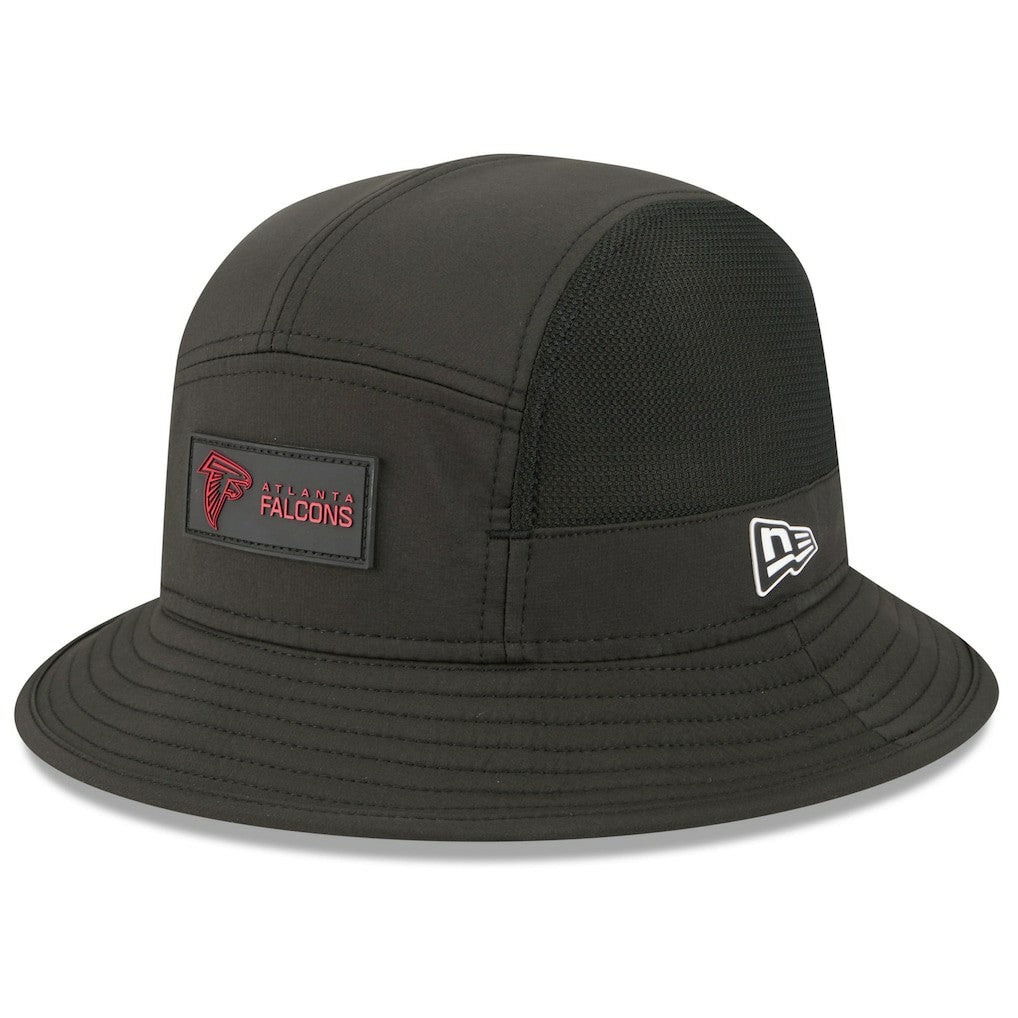 Atlanta Falcons New Era 2025 Sideline Bucket Hat - Black Hats