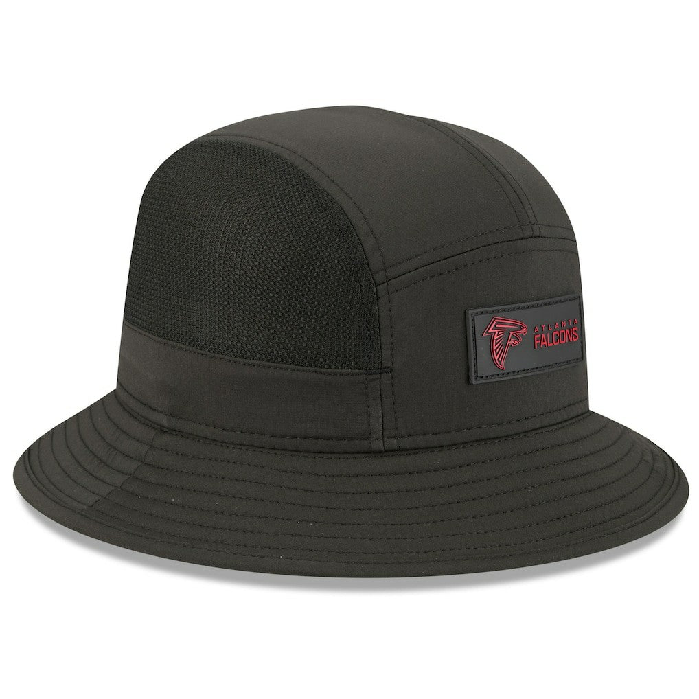 Atlanta Falcons New Era 2025 Sideline Bucket Hat - Black Hats