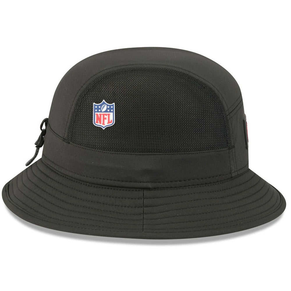 Atlanta Falcons New Era 2025 Sideline Bucket Hat - Black Hats