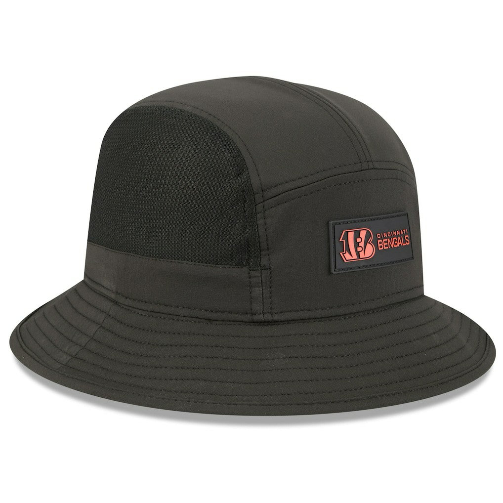 Cincinnati Bengals New Era 2025 Sideline Bucket Hat - Black Hats