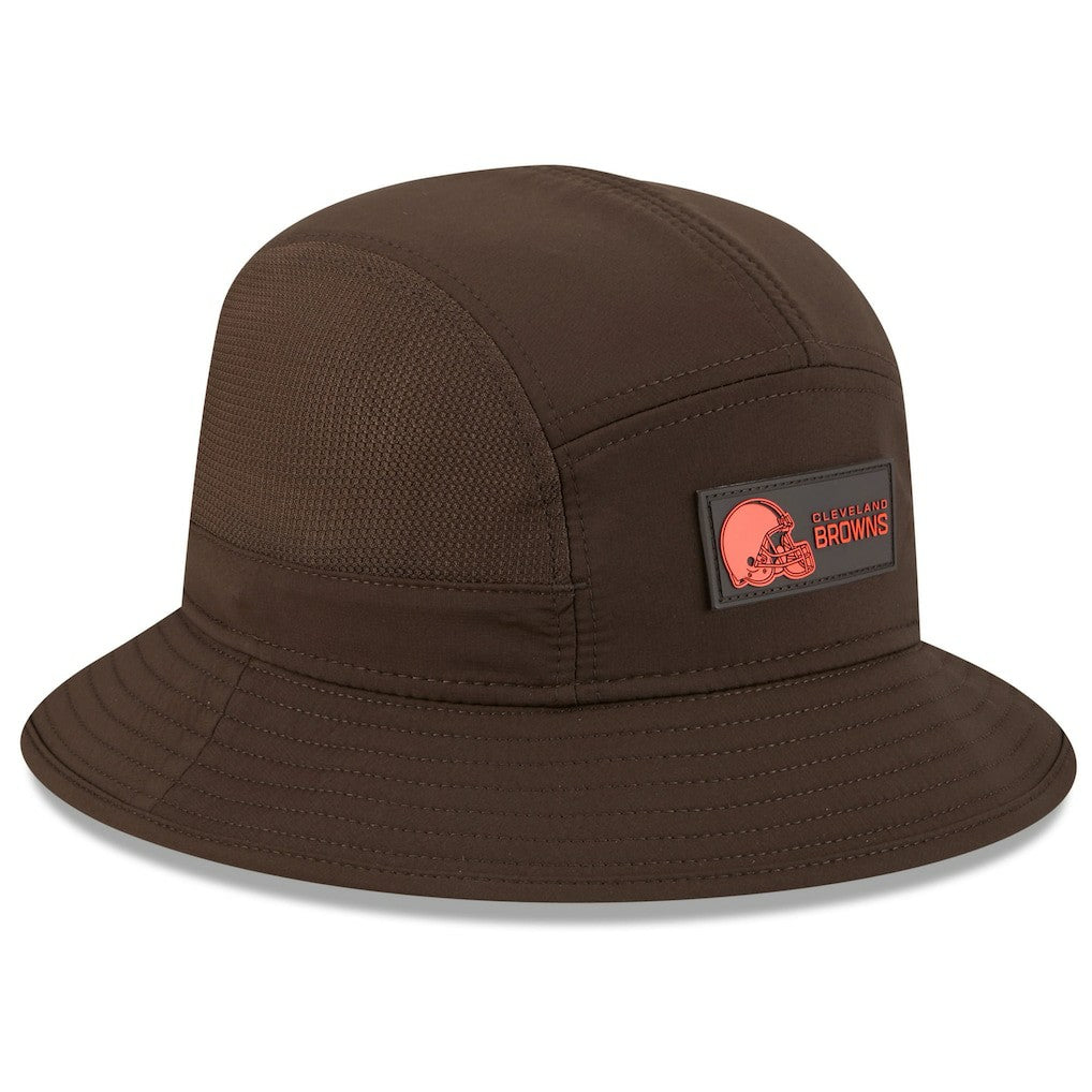 Cleveland Browns New Era 2025 Sideline Bucket Hat - Brown Hats