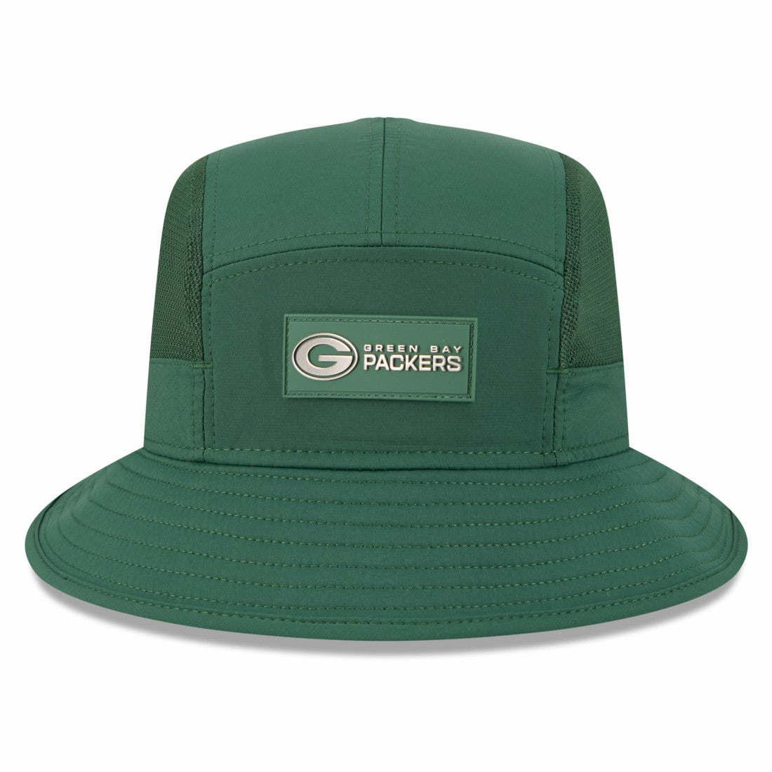 Green Bay Packers New Era 2025 Sideline Bucket Hat - Green Hats