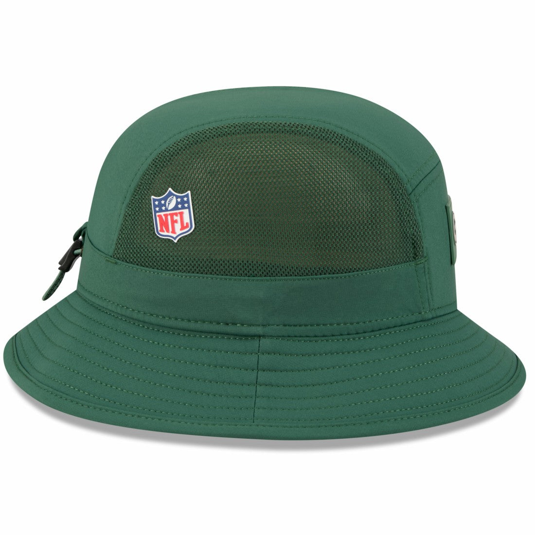 Green Bay Packers New Era 2025 Sideline Bucket Hat - Green Hats