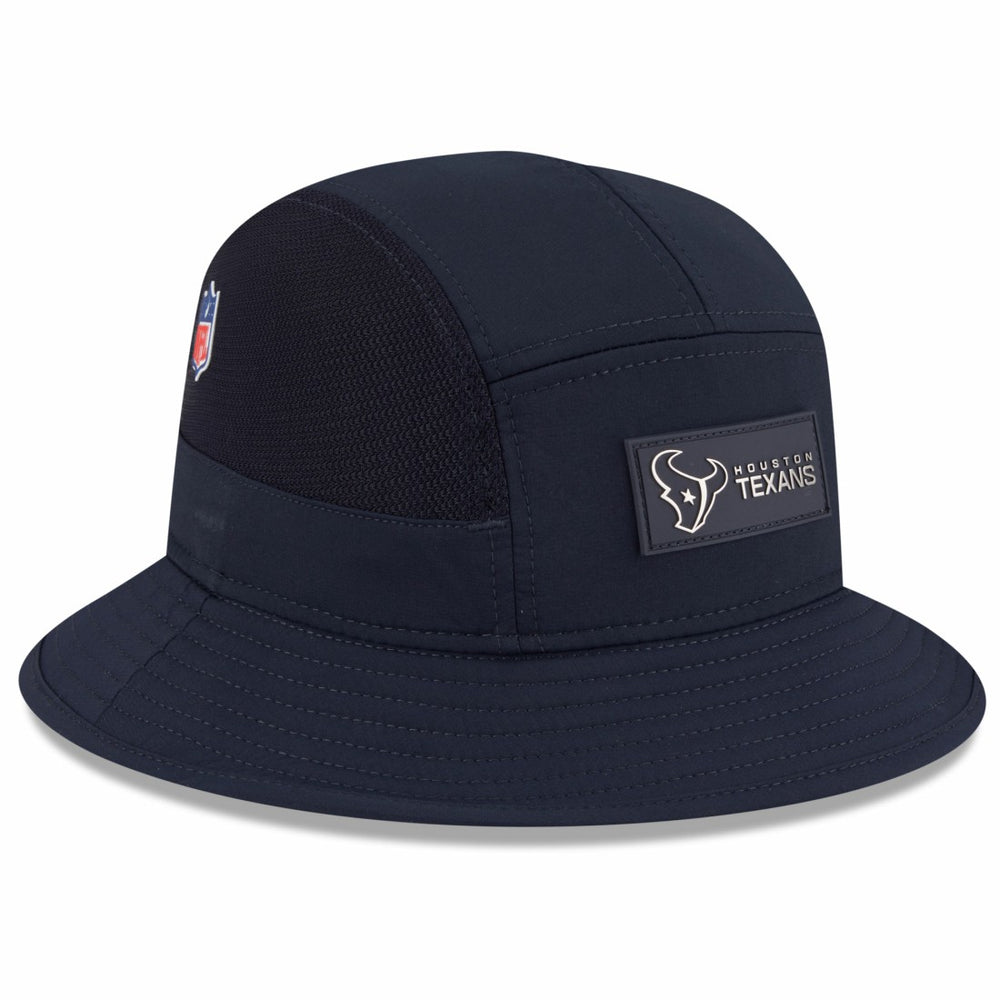 Houston Texans New Era 2025 Sideline Bucket Hat - Navy Hats