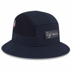 Houston Texans New Era 2025 Sideline Bucket Hat - Navy Hats