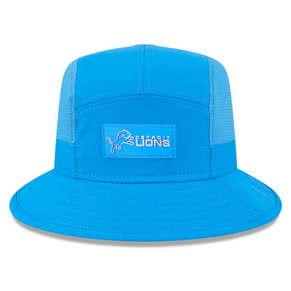 Detroit Lions New Era 2025 Sideline Bucket Hat - Blue Hats