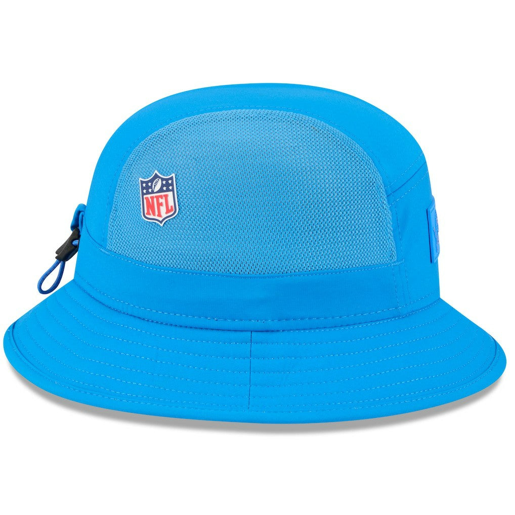 Detroit Lions New Era 2025 Sideline Bucket Hat - Blue Hats