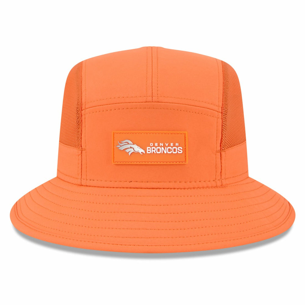 Denver Broncos New Era 2025 Sideline Bucket Hat - Orange Hats