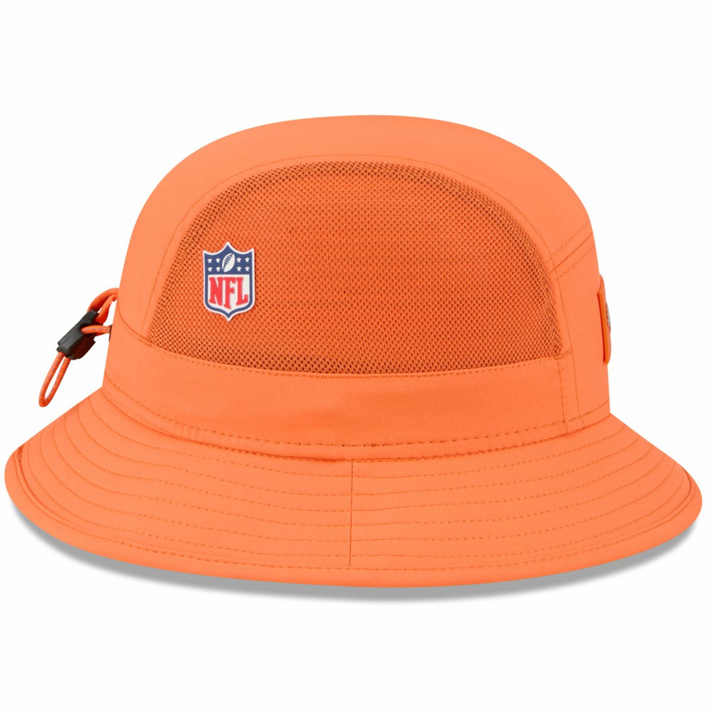 Denver Broncos New Era 2025 Sideline Bucket Hat - Orange Hats