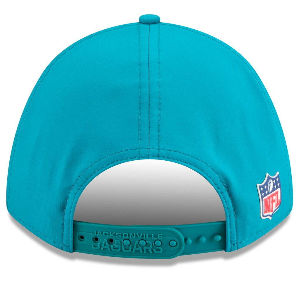 Jacksonville Jaguars New Era Youth 2025 Sideline 9FORTY Adjustable Hat - Teal Hats