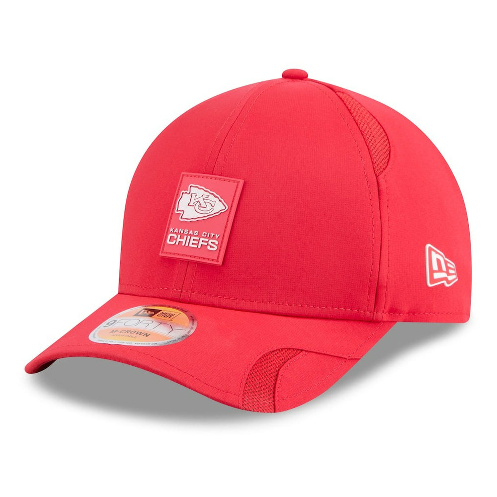 Kansas City Chiefs New Era Youth 2025 Sideline 9FORTY Adjustable Hat - Red Hats
