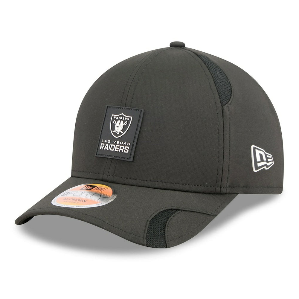 Las Vegas Raiders New Era Youth 2025 Sideline 9FORTY Adjustable Hat - Black Hats