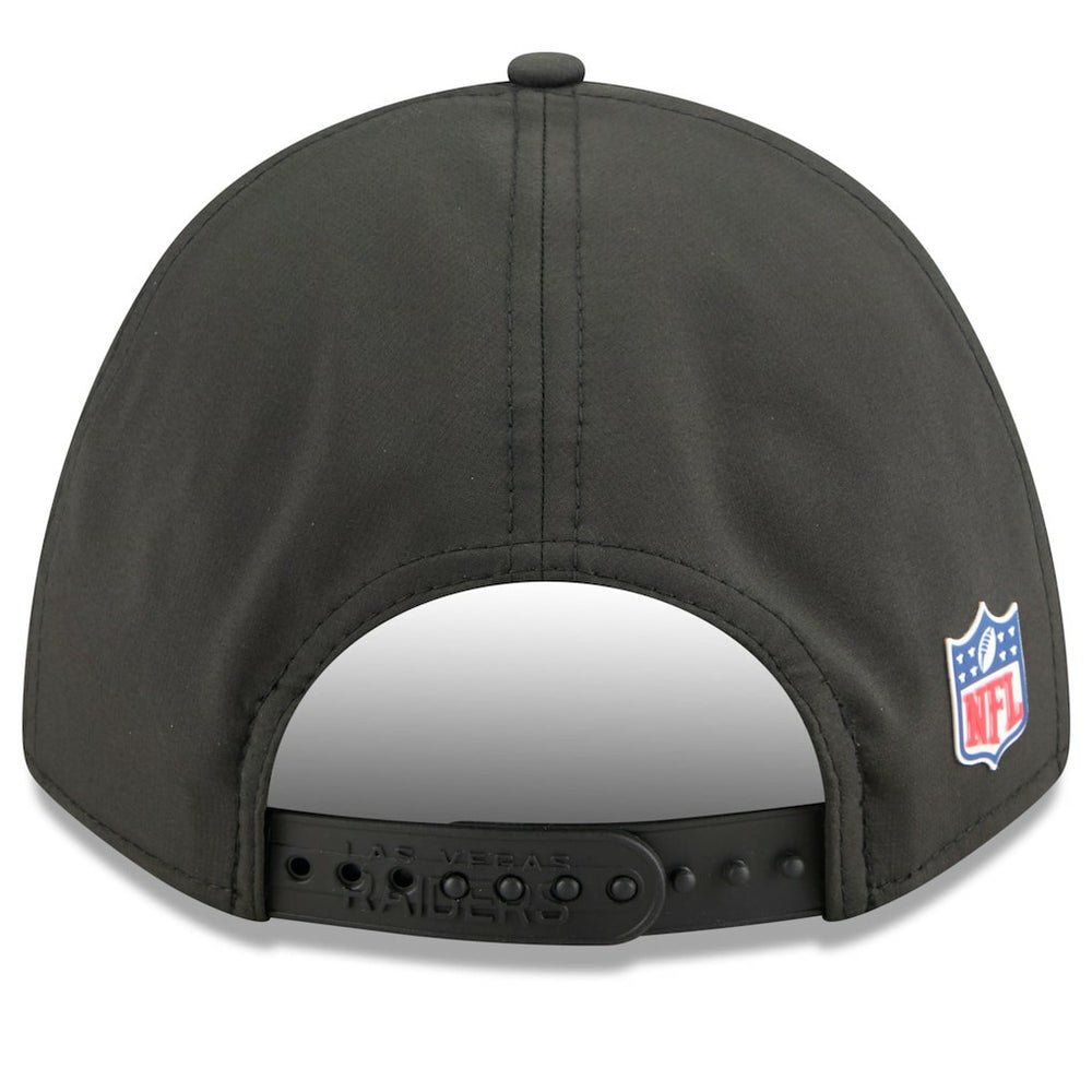 Las Vegas Raiders New Era Youth 2025 Sideline 9FORTY Adjustable Hat - Black Hats