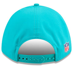 Miami Dolphins New Era Youth 2025 Sideline 9FORTY Adjustable Hat - Aqua Hats