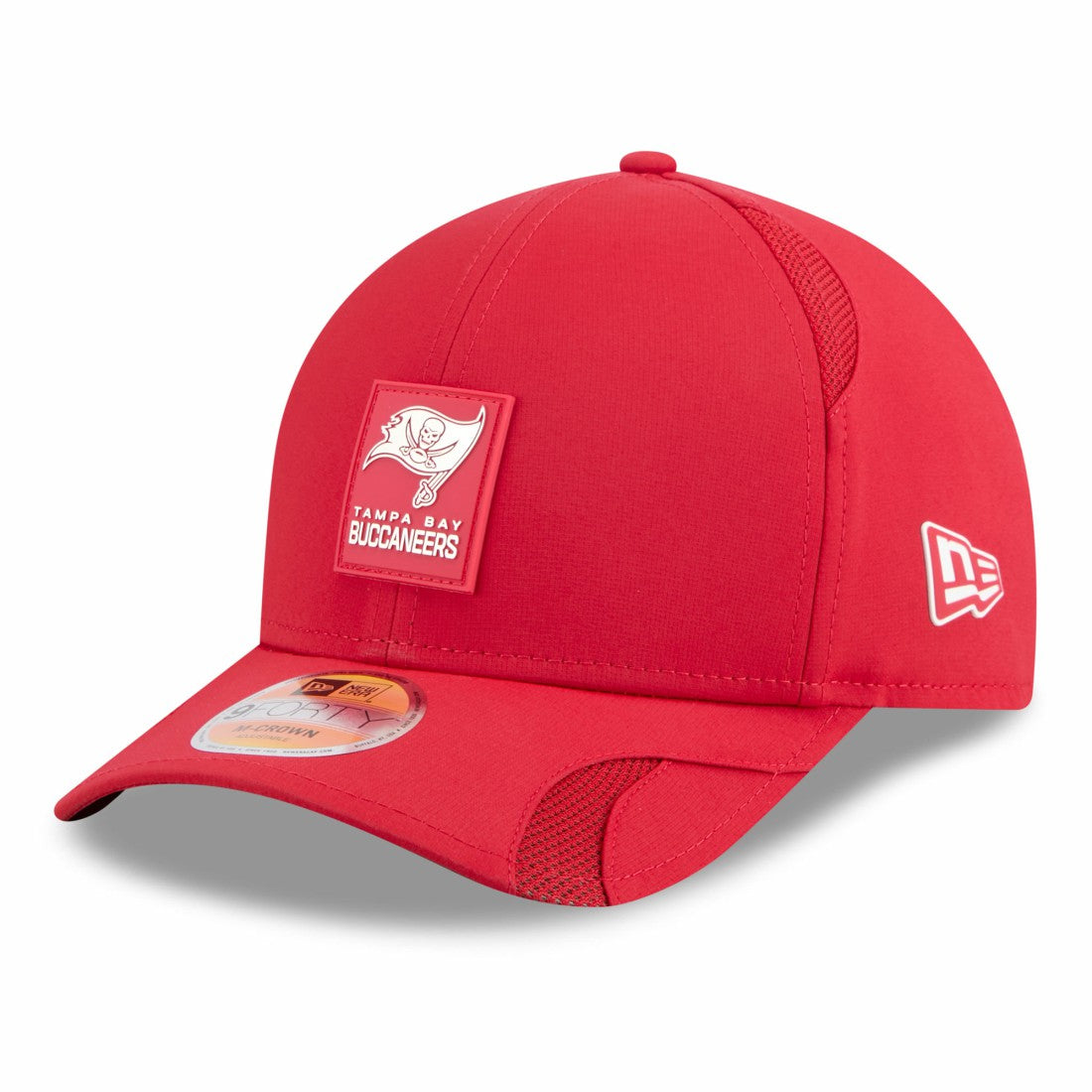 Tampa Bay Buccaneers New Era Youth 2025 Sideline M-Crown 9FORTY Adjustable Hat - Red Hats