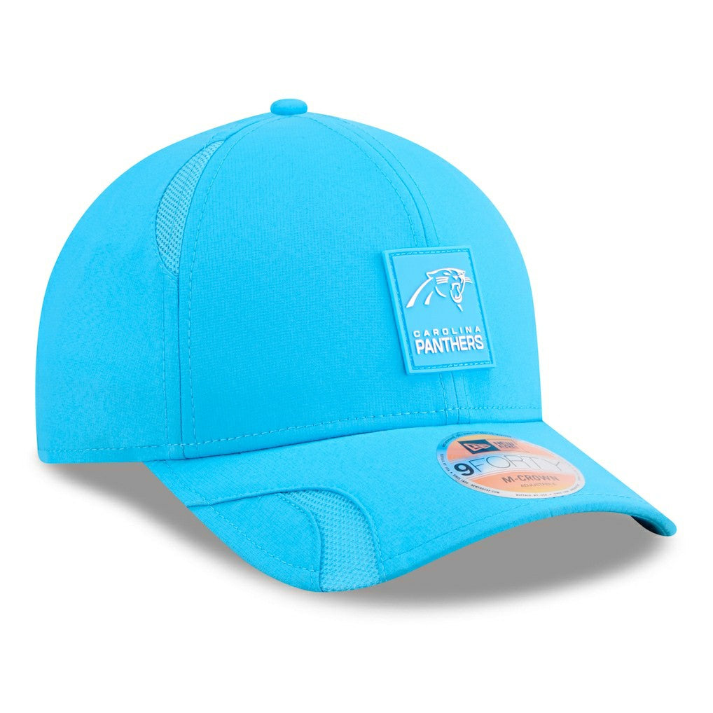 Carolina Panthers New Era Youth 2025 Sideline 9FORTY Adjustable Hat - Blue Hats