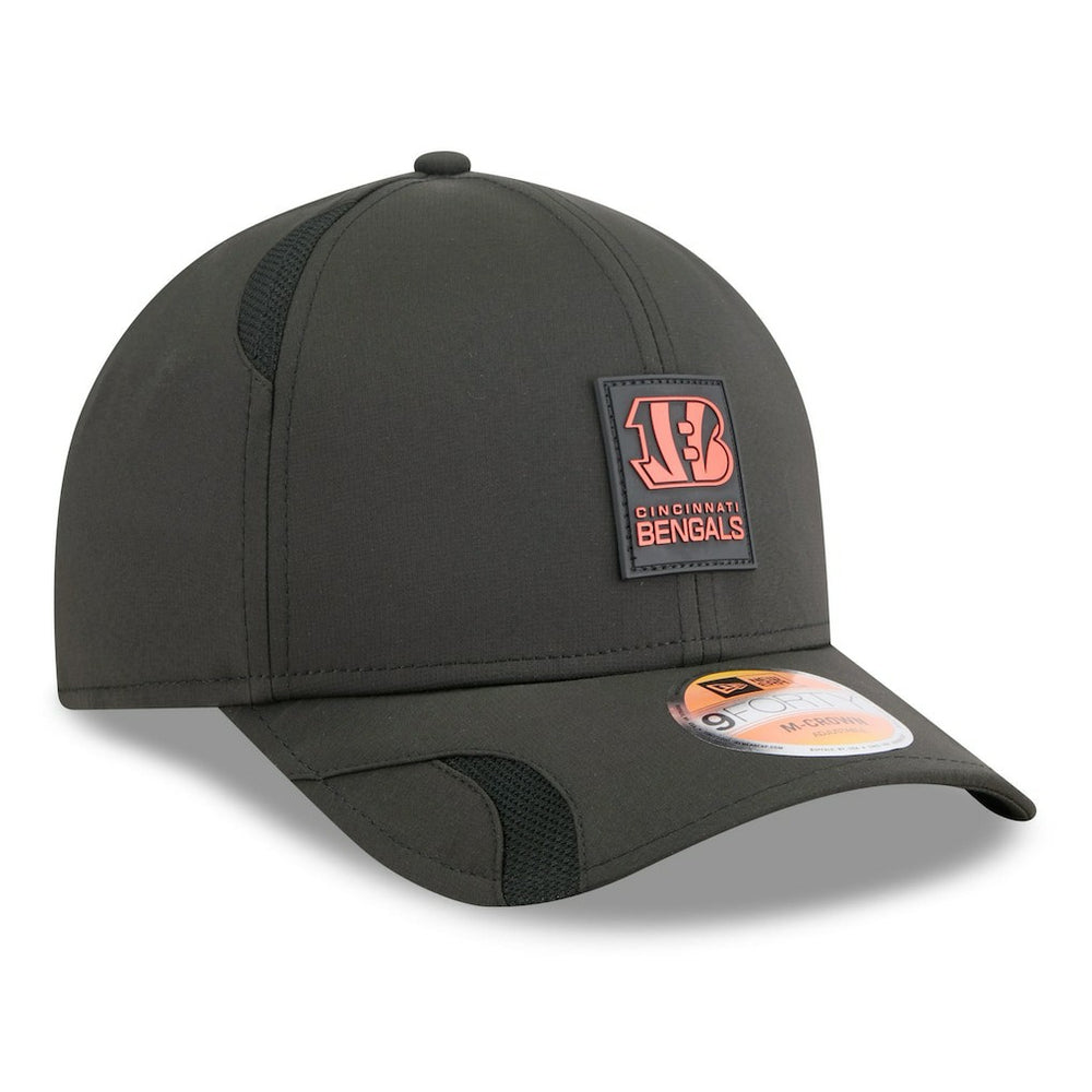 Cincinnati Bengals New Era Youth 2025 Sideline 9FORTY Adjustable Hat - Black Hats