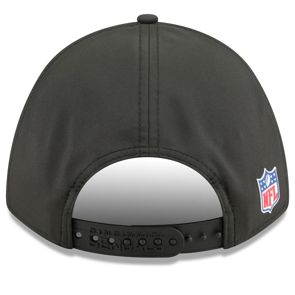 Cincinnati Bengals New Era Youth 2025 Sideline 9FORTY Adjustable Hat - Black Hats
