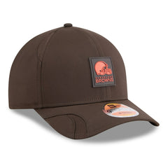 Cleveland Browns New Era Youth 2025 Sideline 9FORTY Adjustable Hat - Brown Hats