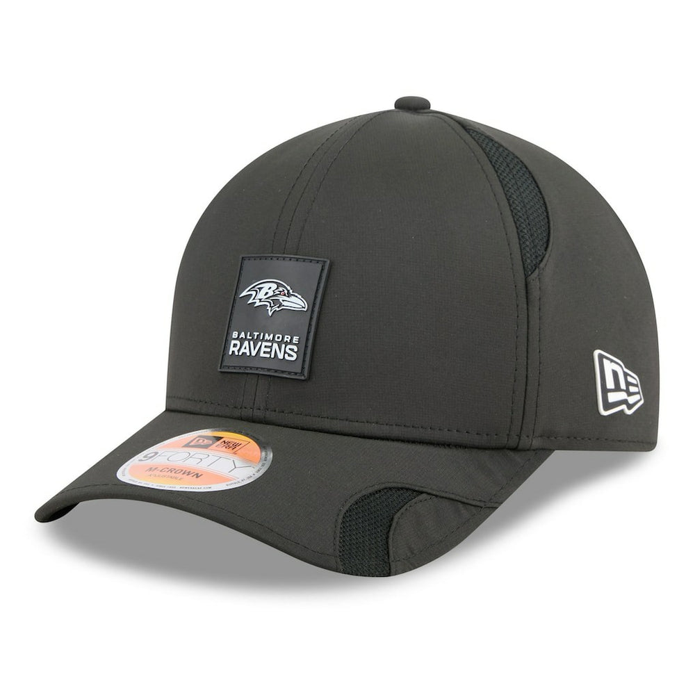 Baltimore Ravens New Era Youth 2025 Sideline 9FORTY Adjustable Hat - Black Hats