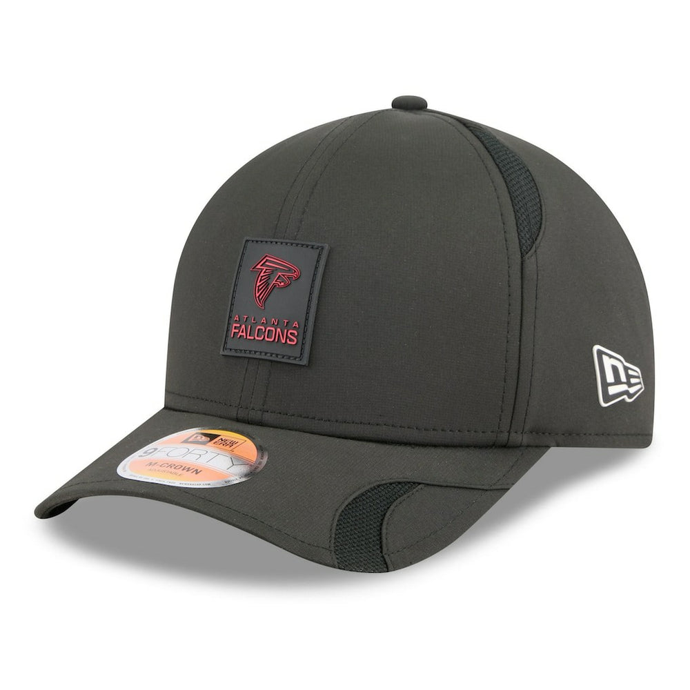 Atlanta Falcons New Era Youth 2025 Sideline 9FORTY Adjustable Hat - Black Hats