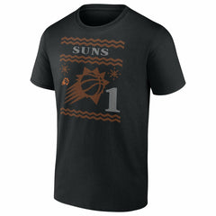Devin Booker Phoenix Suns Ugly Sweater Name & Number T-Shirt Black