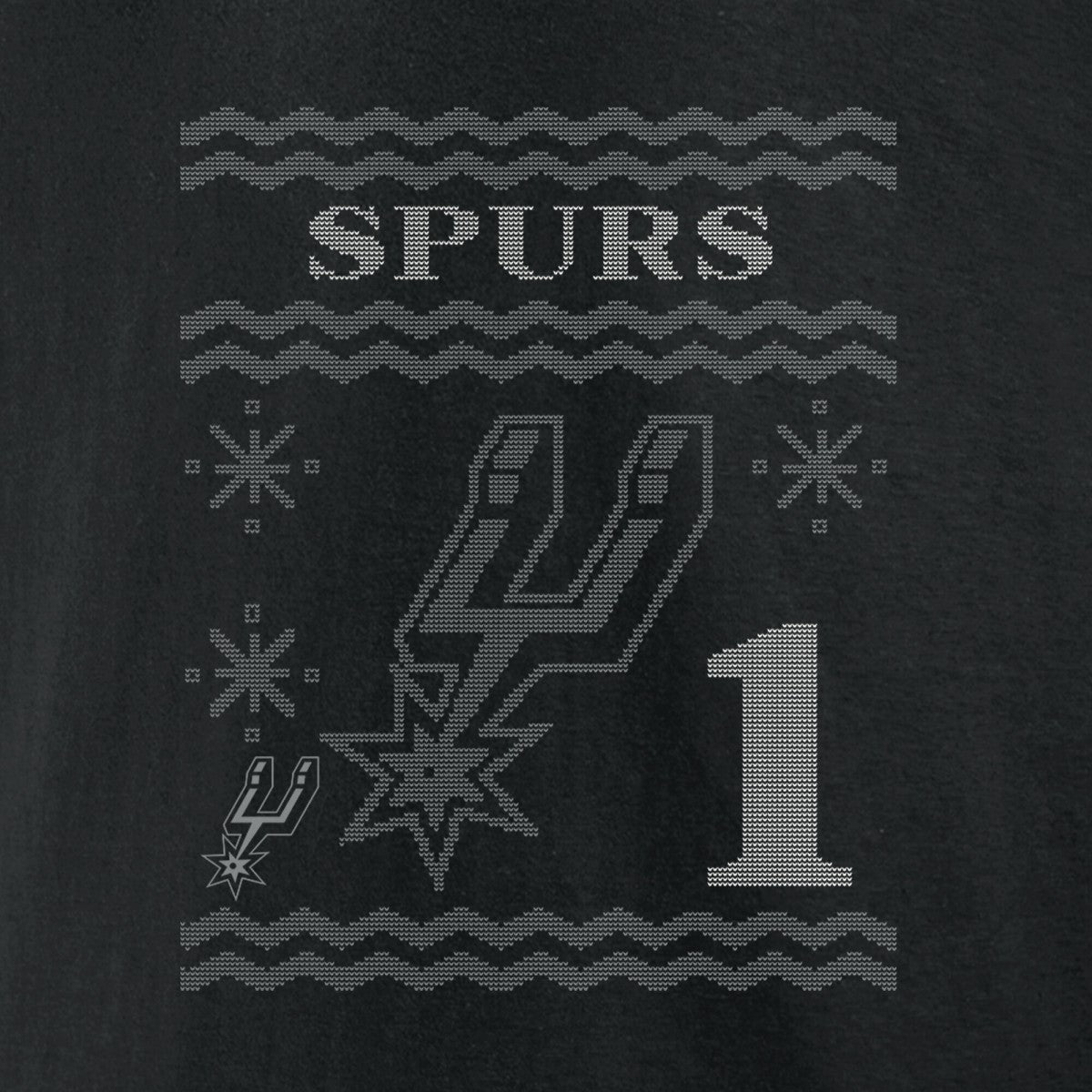Victor Wembanyama San Antonio Spurs Ugly Sweater Name & Number T-Shirt Black