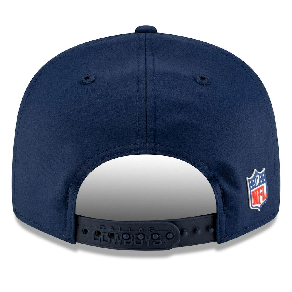 Dallas Cowboys New Era 2025 Sideline Throwback Split Panel 9FIFTY Snapback Hat - Navy Hats