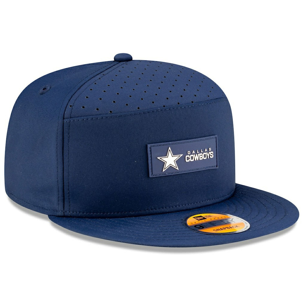 Dallas Cowboys New Era 2025 Sideline Split Panel 9FIFTY Snapback Hat - Navy Hats