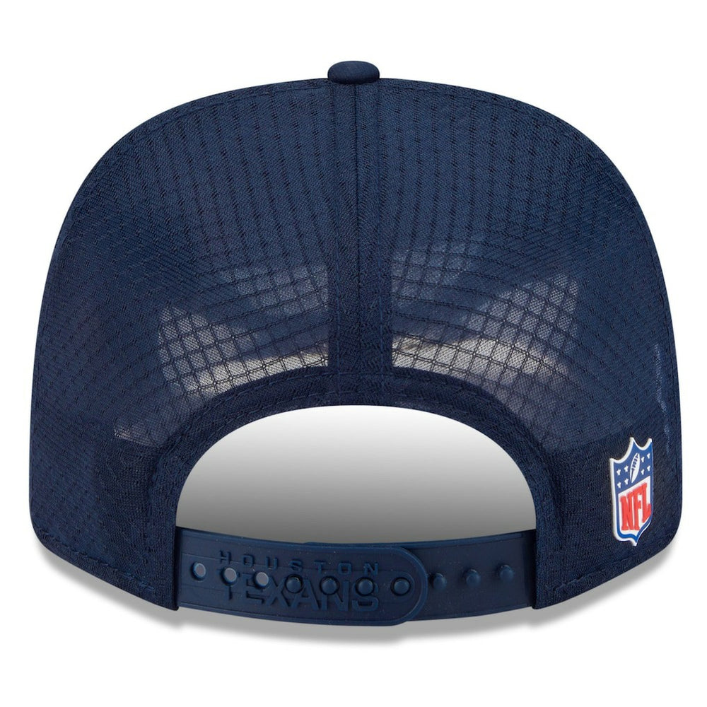 Dallas Cowboys New Era 2025 Sideline Throwback 9SEVENTY Trucker Adjustable Hat - Navy Hats