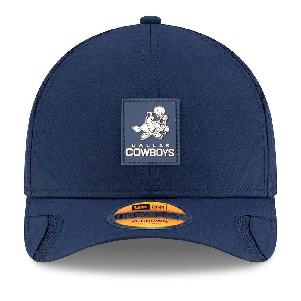 Dallas Cowboys New Era 2025 Sideline Throwback M-Crown 9FORTY Adjustable Hat - Navy Hats