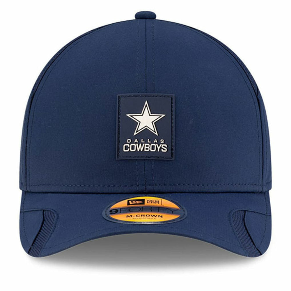 Dallas Cowboys New Era 2025 Sideline M-Crown 9FORTY Adjustable Hat - Navy Hats