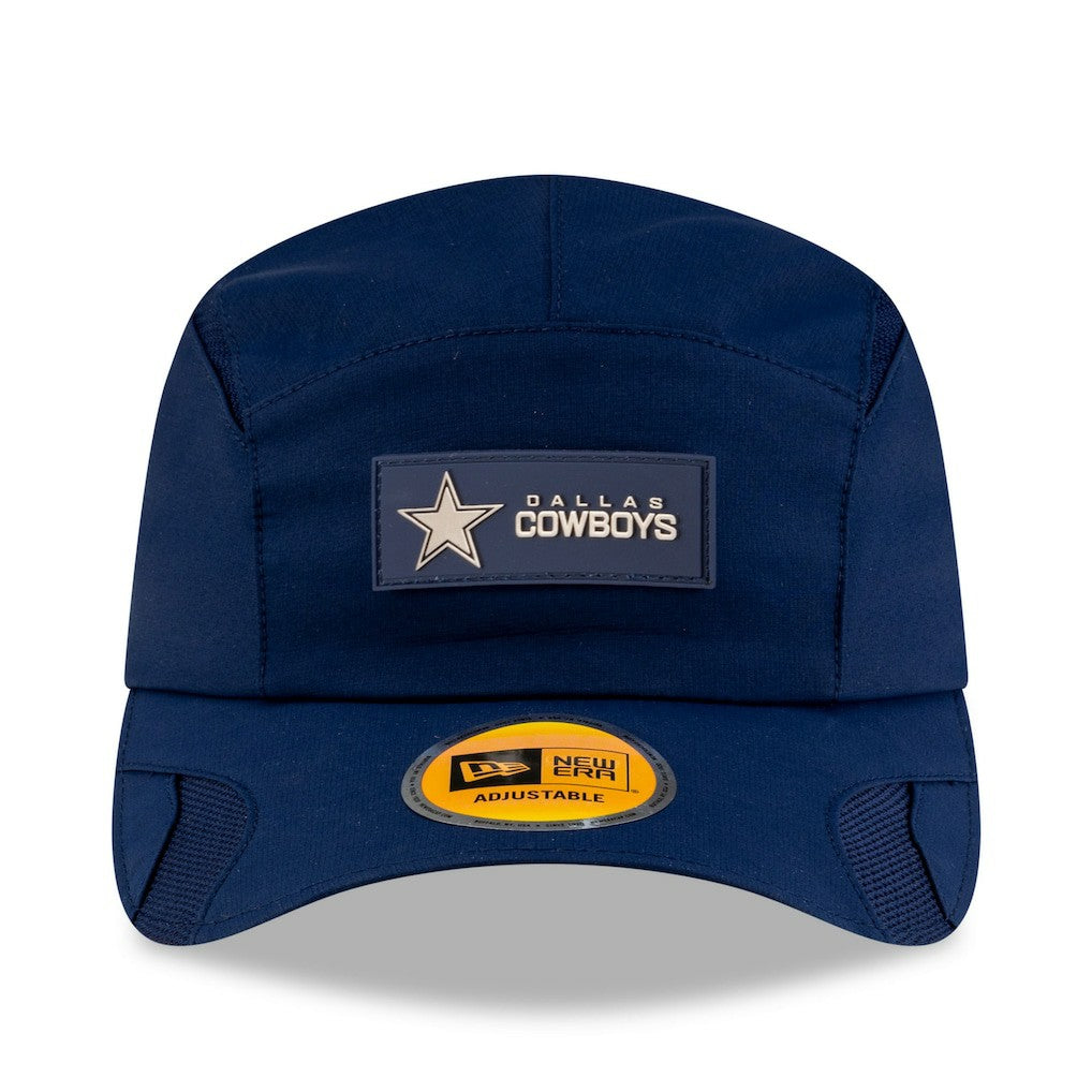 Dallas Cowboys New Era 2025 Sideline Runner Adjustable Hat - Navy Hats