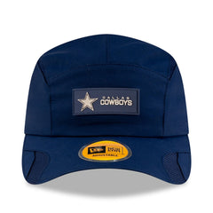 Dallas Cowboys New Era 2025 Sideline Runner Adjustable Hat - Navy Hats