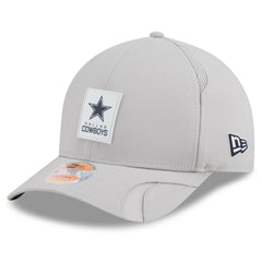 Dallas Cowboys New Era 2025 Sideline M-Crown 9FORTY Adjustable Hat - Gray Hats