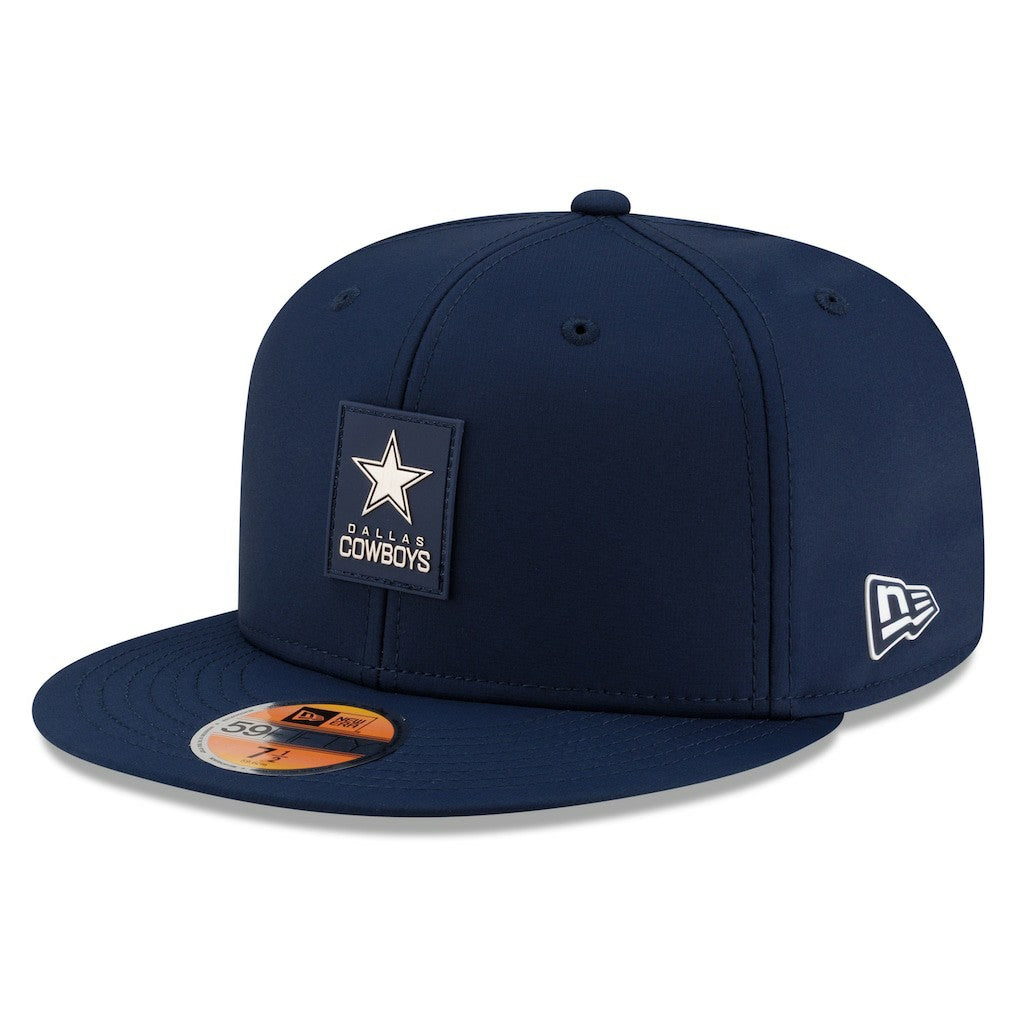 Dallas Cowboys New Era 2025 Sideline 59FIFTY Fitted Hat - Navy Hats