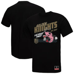 Vegas Golden Knights Mitchell & Ness Local Food T-Shirt - Black | US 202629813