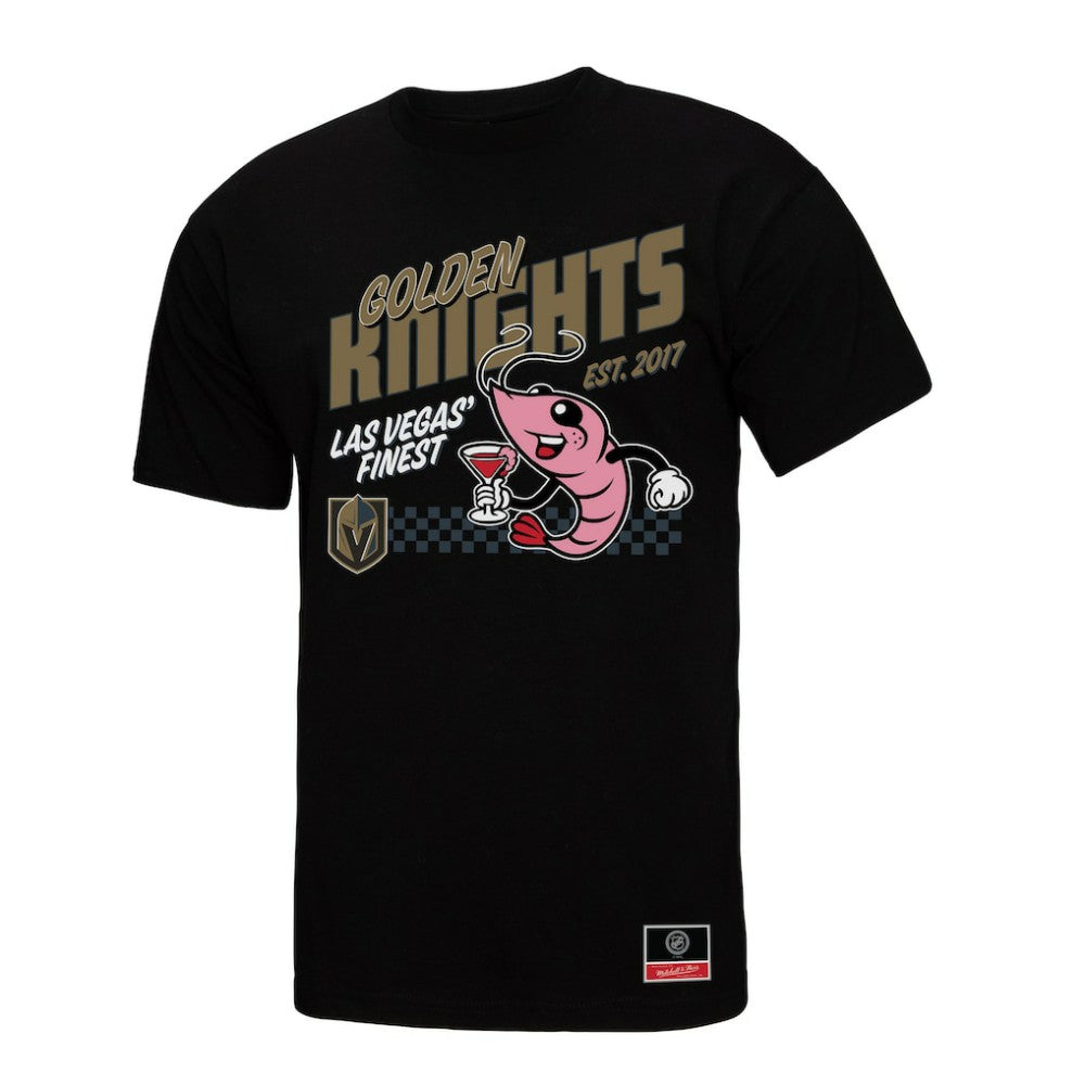 Vegas Golden Knights Mitchell & Ness Local Food T-Shirt - Black | US 202629813