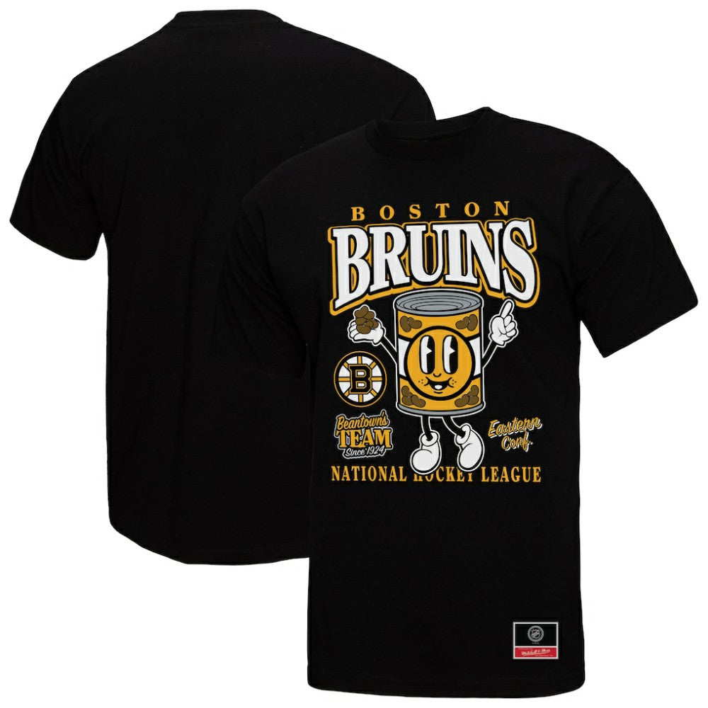 Boston Bruins Mitchell & Ness Local Food T-Shirt - Black | US 202629821