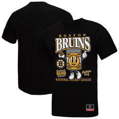 Boston Bruins Mitchell & Ness Local Food T-Shirt - Black | US 202629821