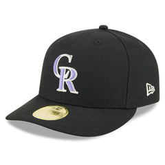 Colorado Rockies New Era Baseball Hall of Fame 59FIFTY Low Profile Fitted Hat - Black Hats