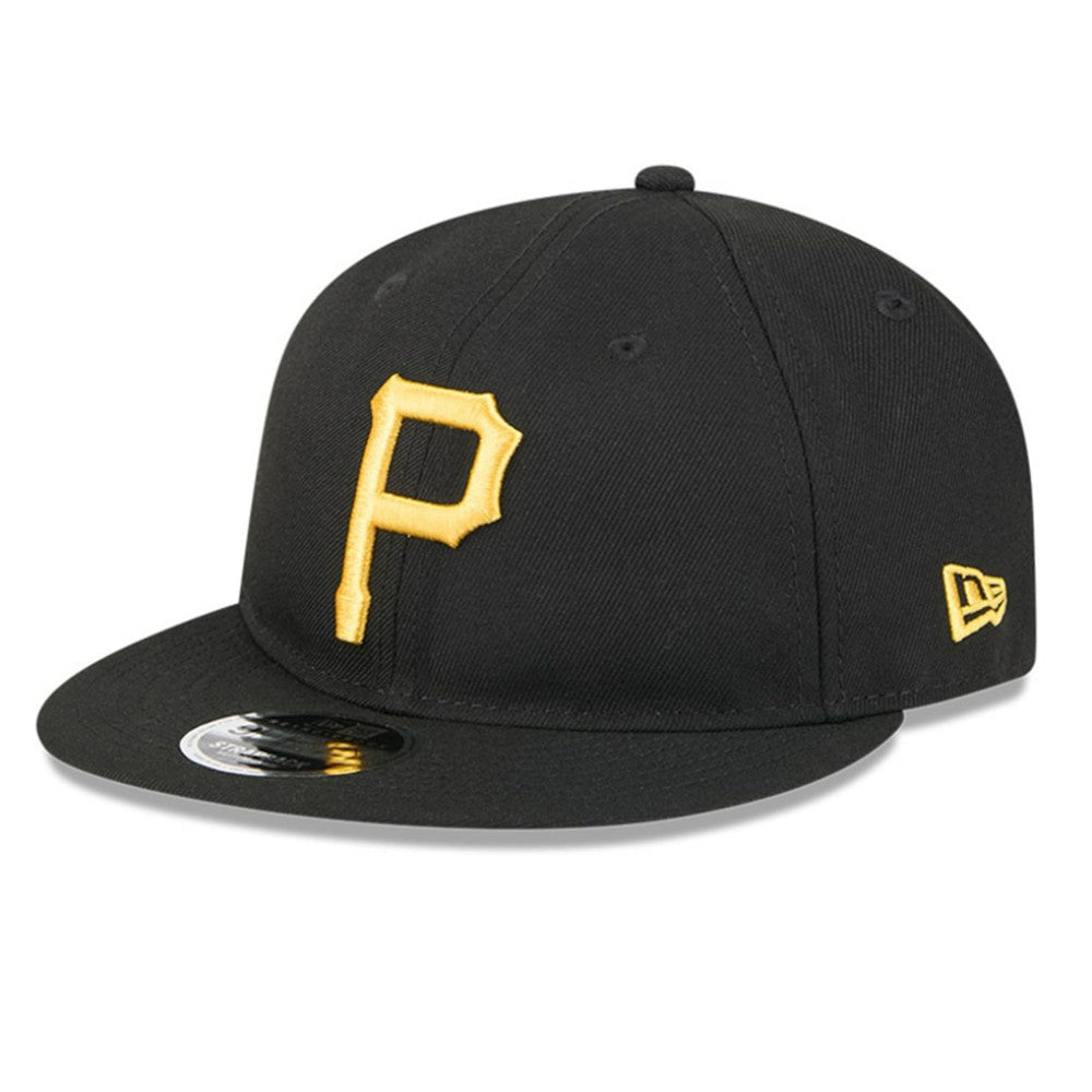Pittsburgh Pirates New Era Baseball Hall of Fame Retro Crown 9FIFTY Adjustable Hat - Black Hats