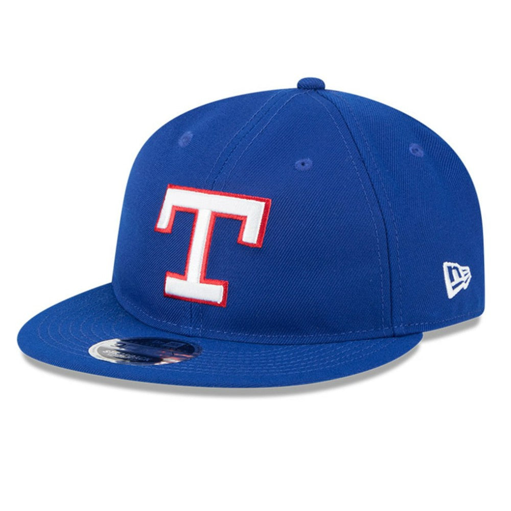 Texas Rangers New Era Baseball Hall of Fame Retro Crown 9FIFTY Adjustable Hat - Royal Hats